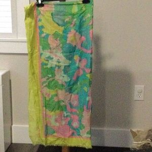 This scarf was bought at a craft fair.